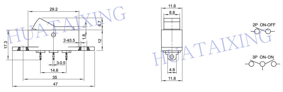 船型復(fù)位開關(guān)